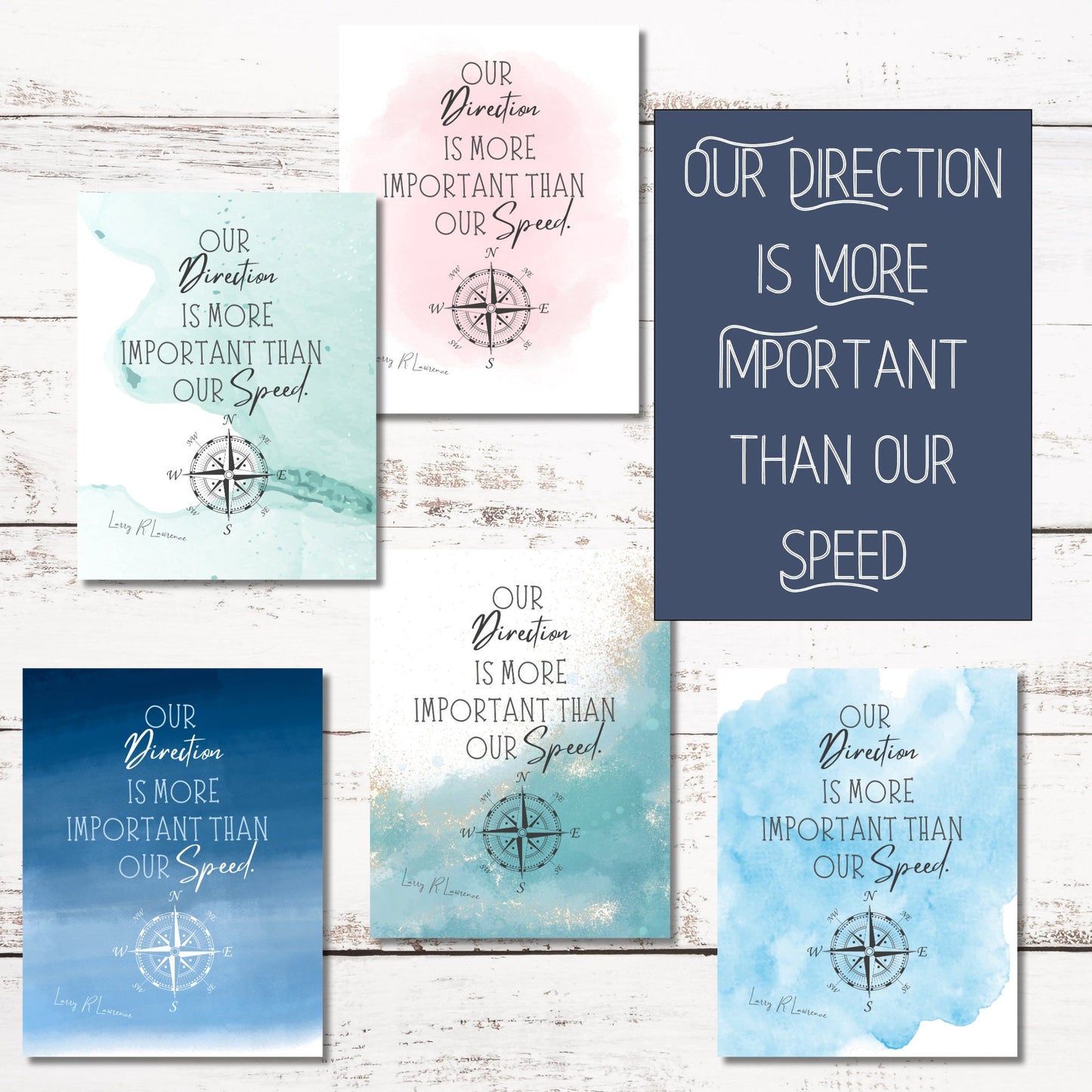 Our Direction is More Important than Our Speed - LDS Inspirational Home Decor