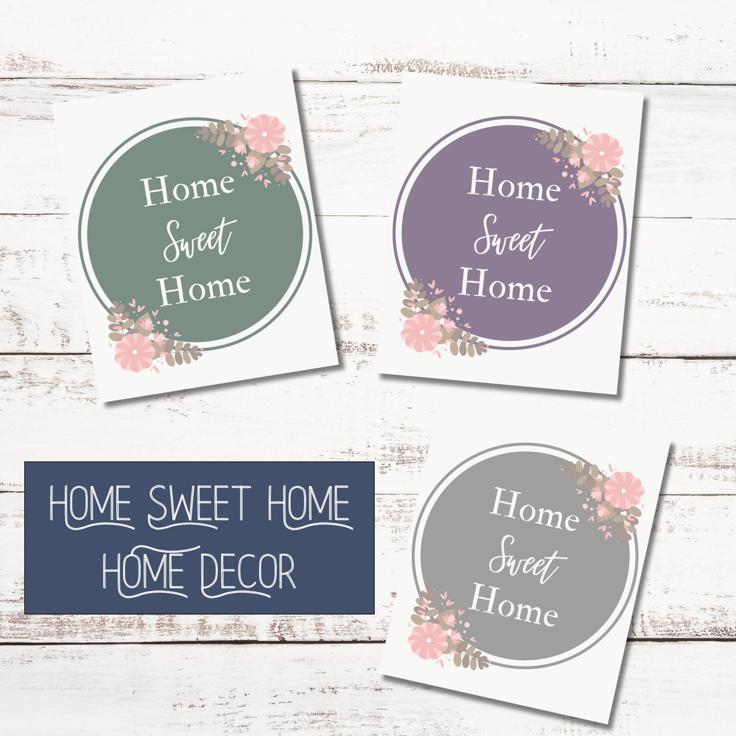 Home Sweet Home Cricut Printable - Printable Home Decor for Instant DIY Projects