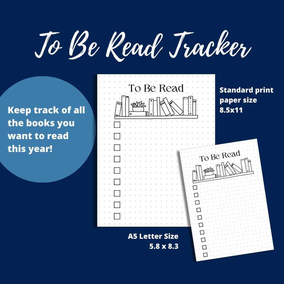 To Be Read List | Reading Journal | | A5 Bullet Journal | Add More Reading Tracking Pages to Your Journal!