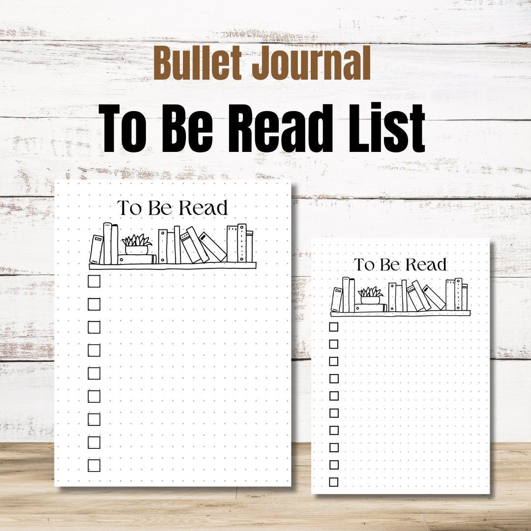 To Be Read List | Reading Journal | | A5 Bullet Journal | Add More Reading Tracking Pages to Your Journal!