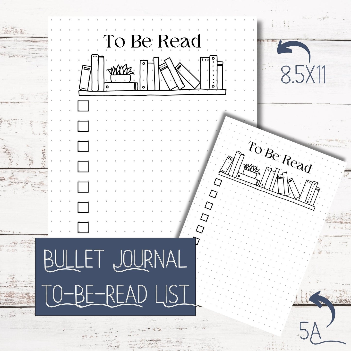 To Be Read List | Reading Journal | | A5 Bullet Journal | Add More Reading Tracking Pages to Your Journal!